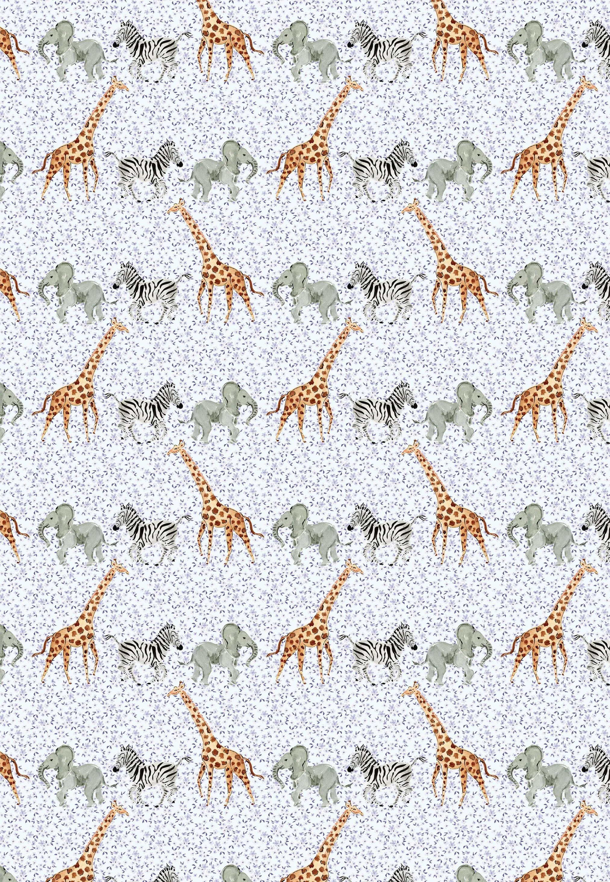 Animal March on Lavender Gift Wrap.jpg