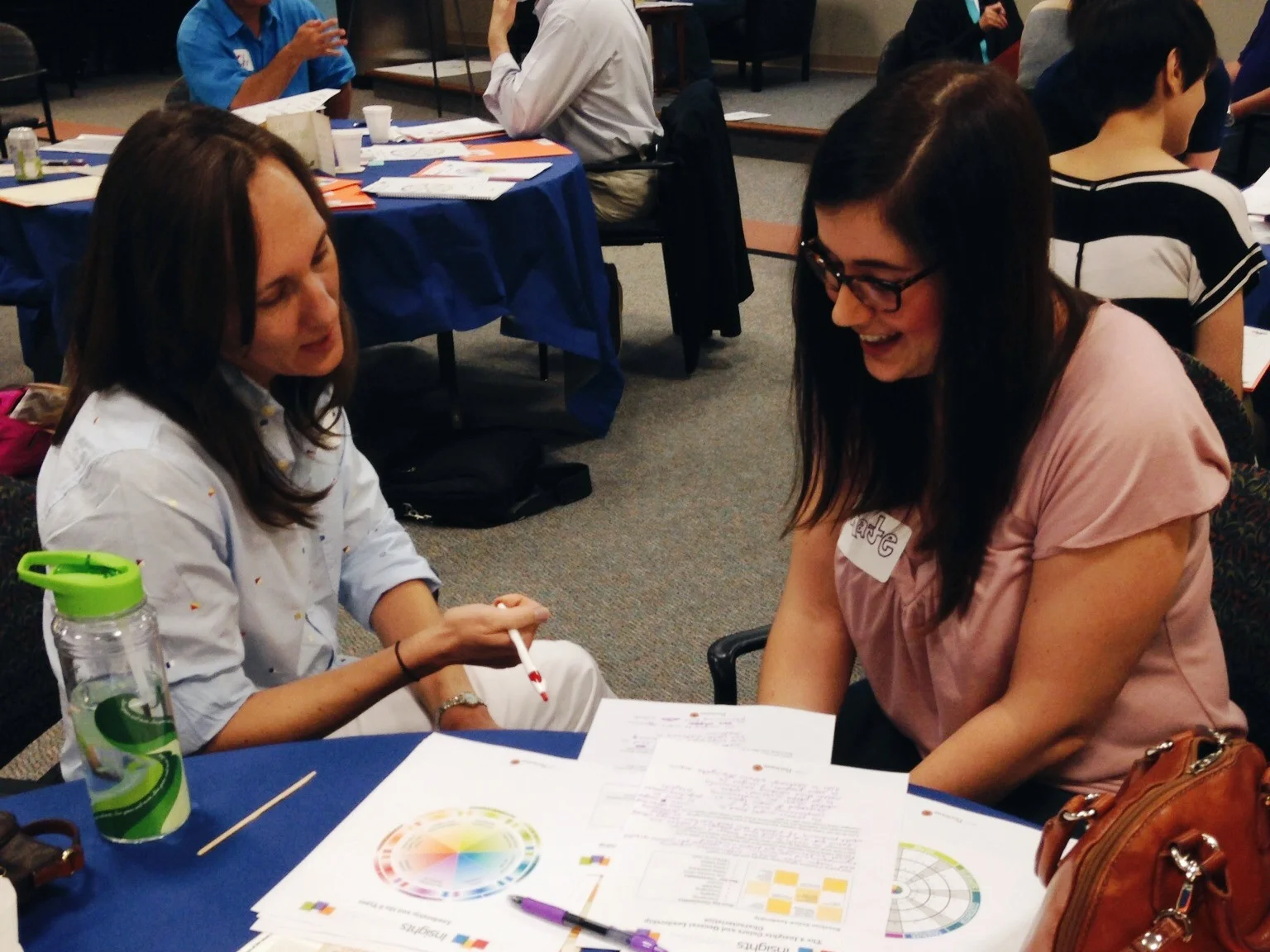 Alicia and Kate, who are opposite types on the color wheel, paired up to talk about their personal leadership styles.
