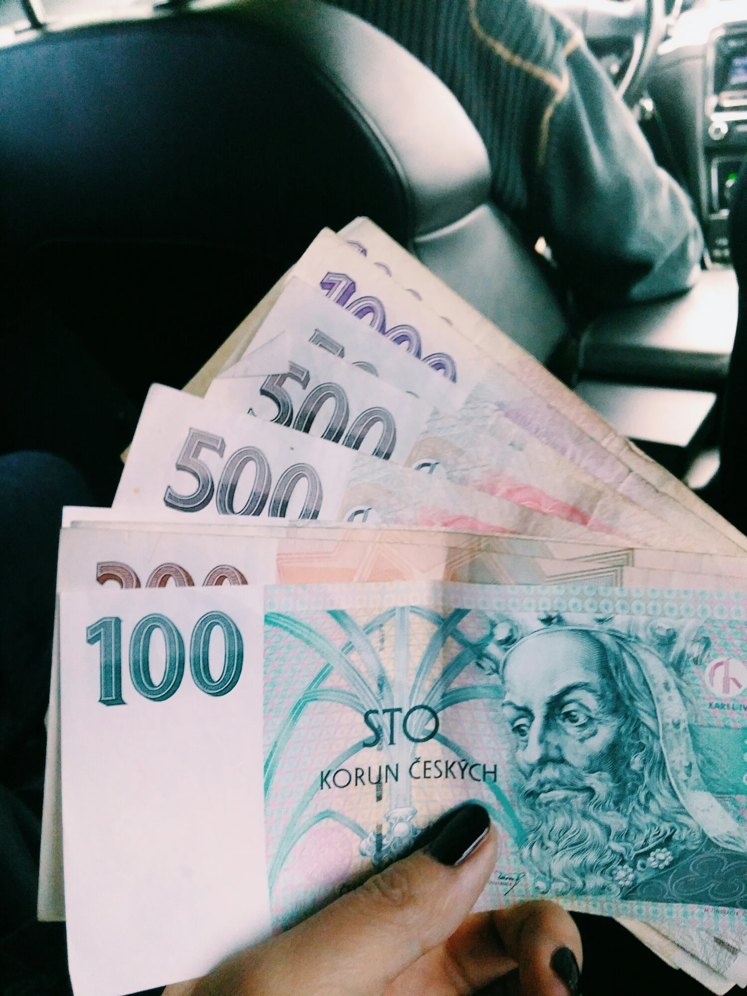 {Some Czech Koruna.}