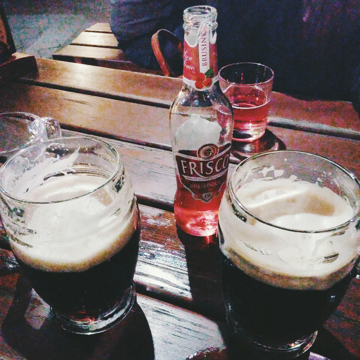 {Dark beers are my best friend after this trip.}