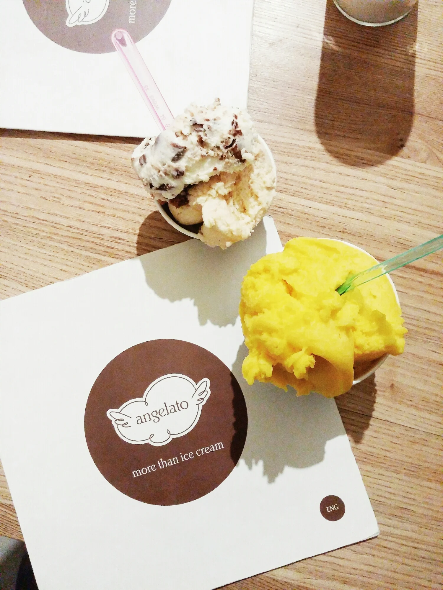 {Angelato at the recommendation of Lumi!}