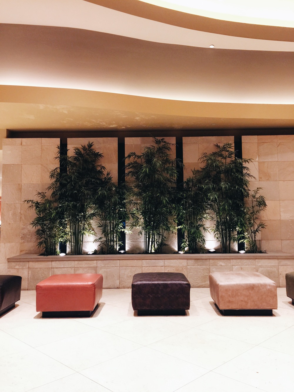   {inside of the hilton austin.}  