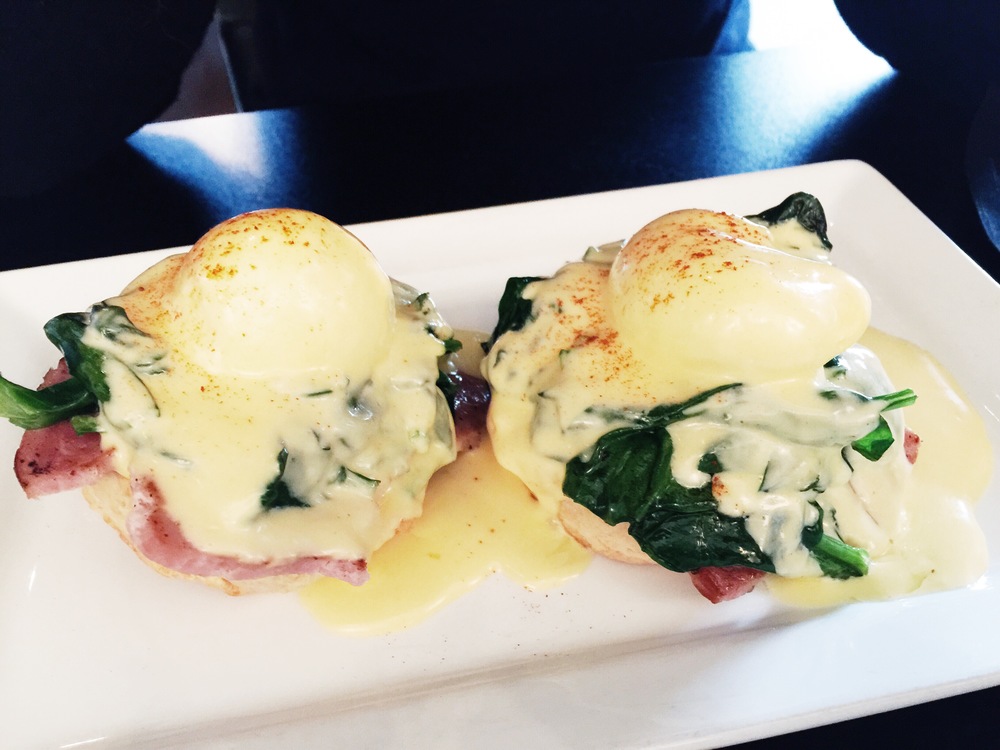   {kevin's egg benedict.}  