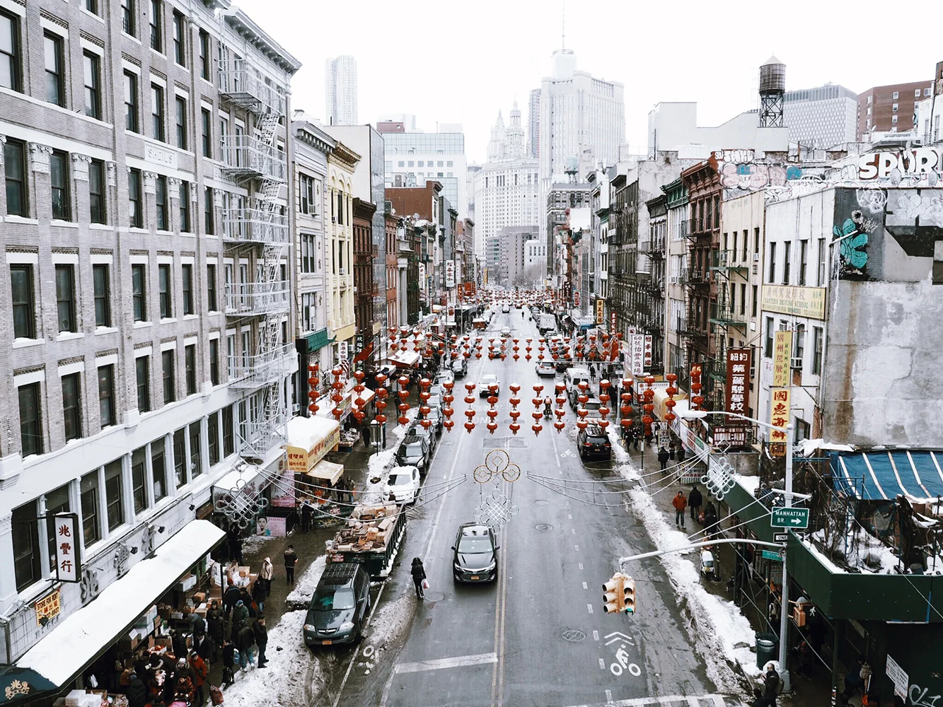 {Chinatown from the Manhattan Bridge}