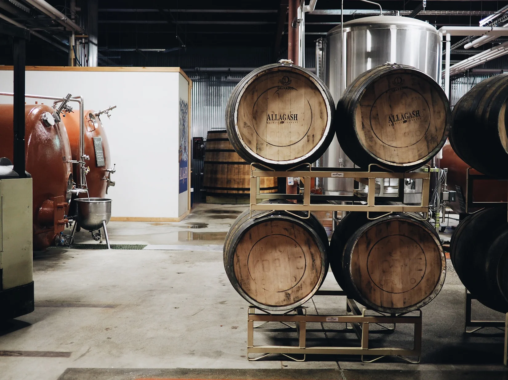 {Barrels for beer.}