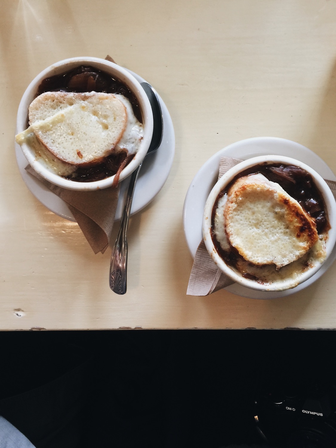 French onion soup.