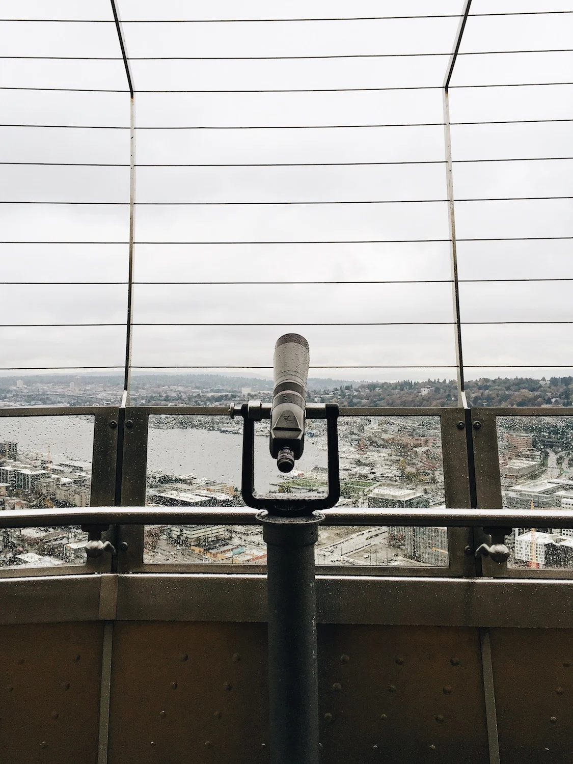 From the Space Needle.