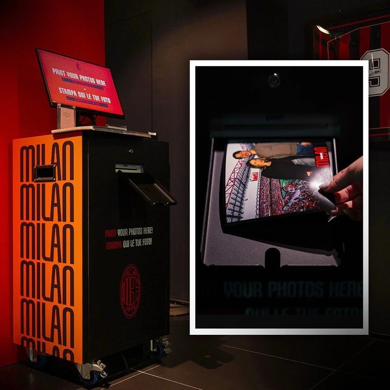 Enjoy an unforgettable visit to the Mondo Milan Museum with @sharingbox photo experience.

Take advantage of your visit to discover the Club&rsquo;s history and capture the moment thanks to our Kiosks with green screens that allow you to create immer