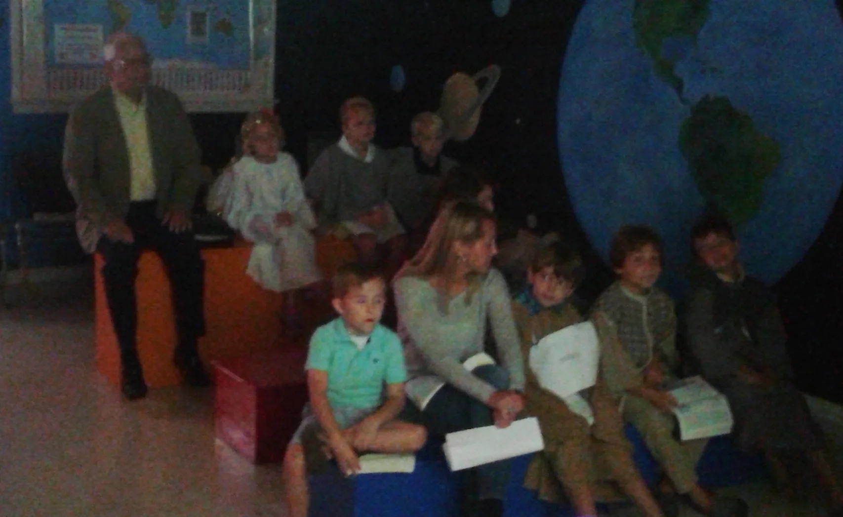 A captivated audience.