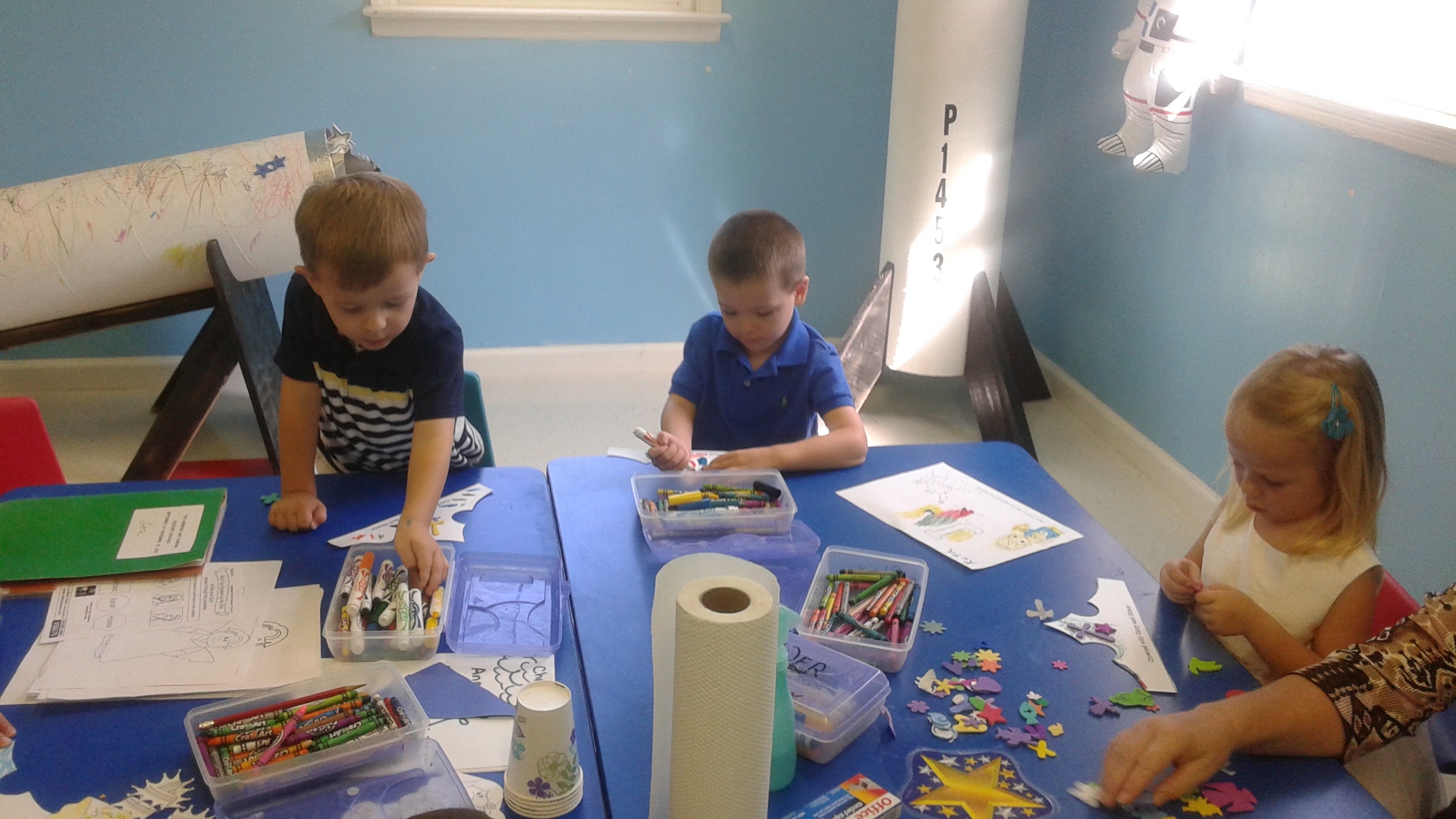 Busy making crowns.