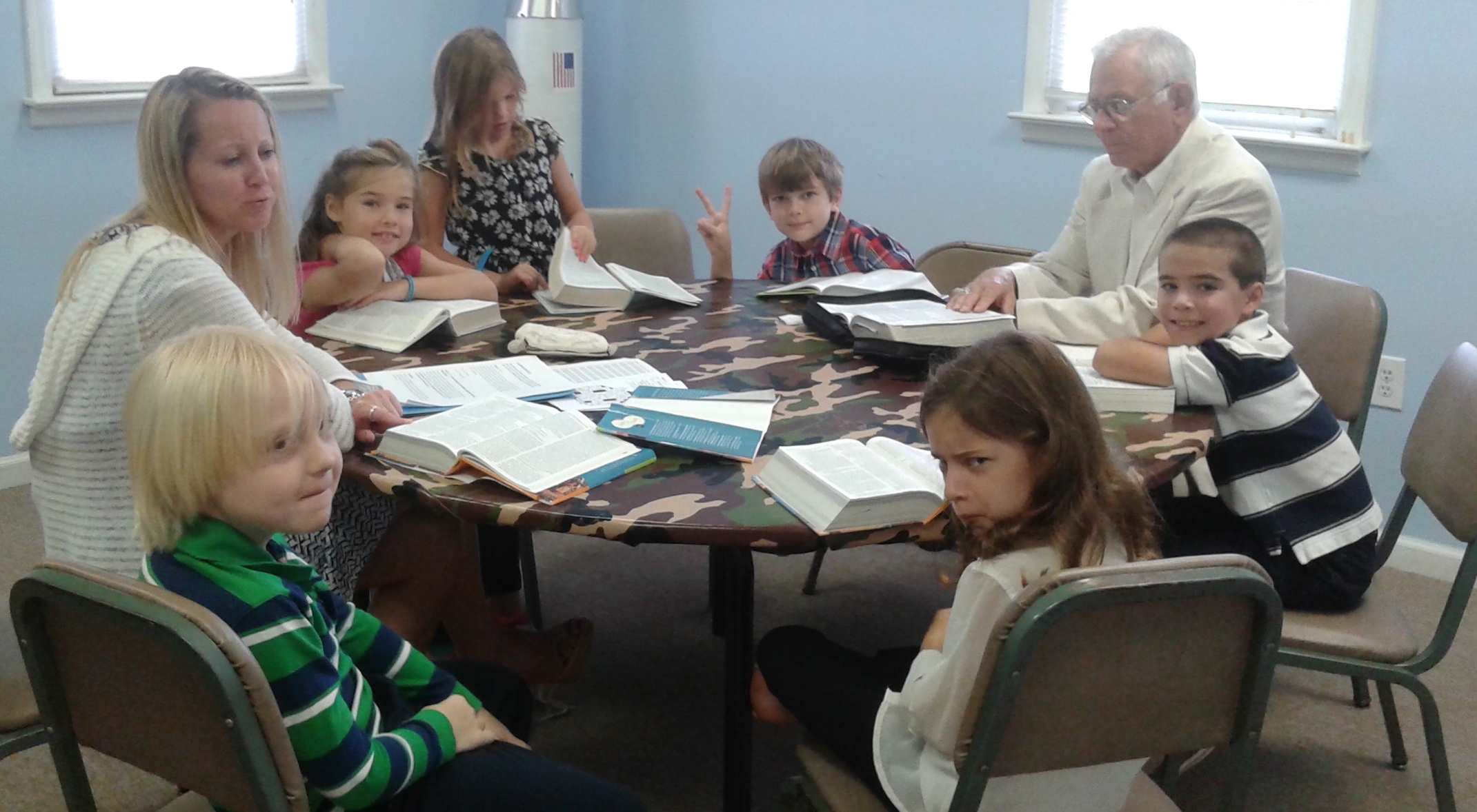 2nd & 3rd graders study Hebrews