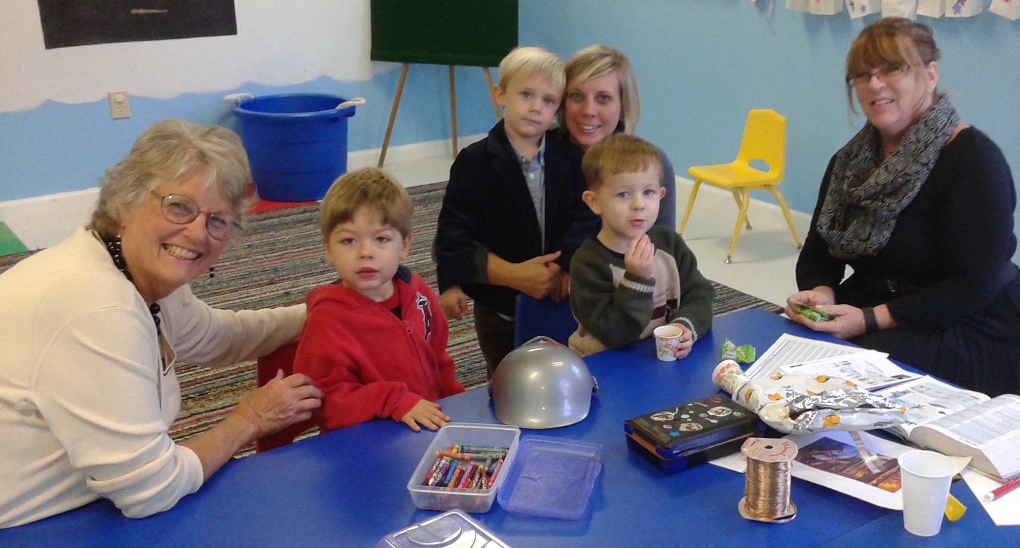 Preschoolers learn about Hebrews