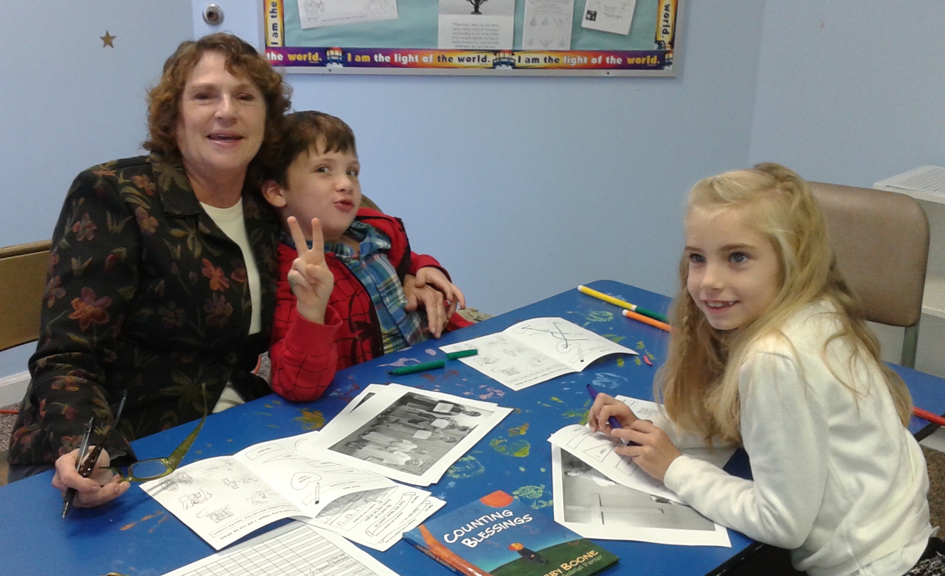 Ms. Kitty, Jack and Addyson