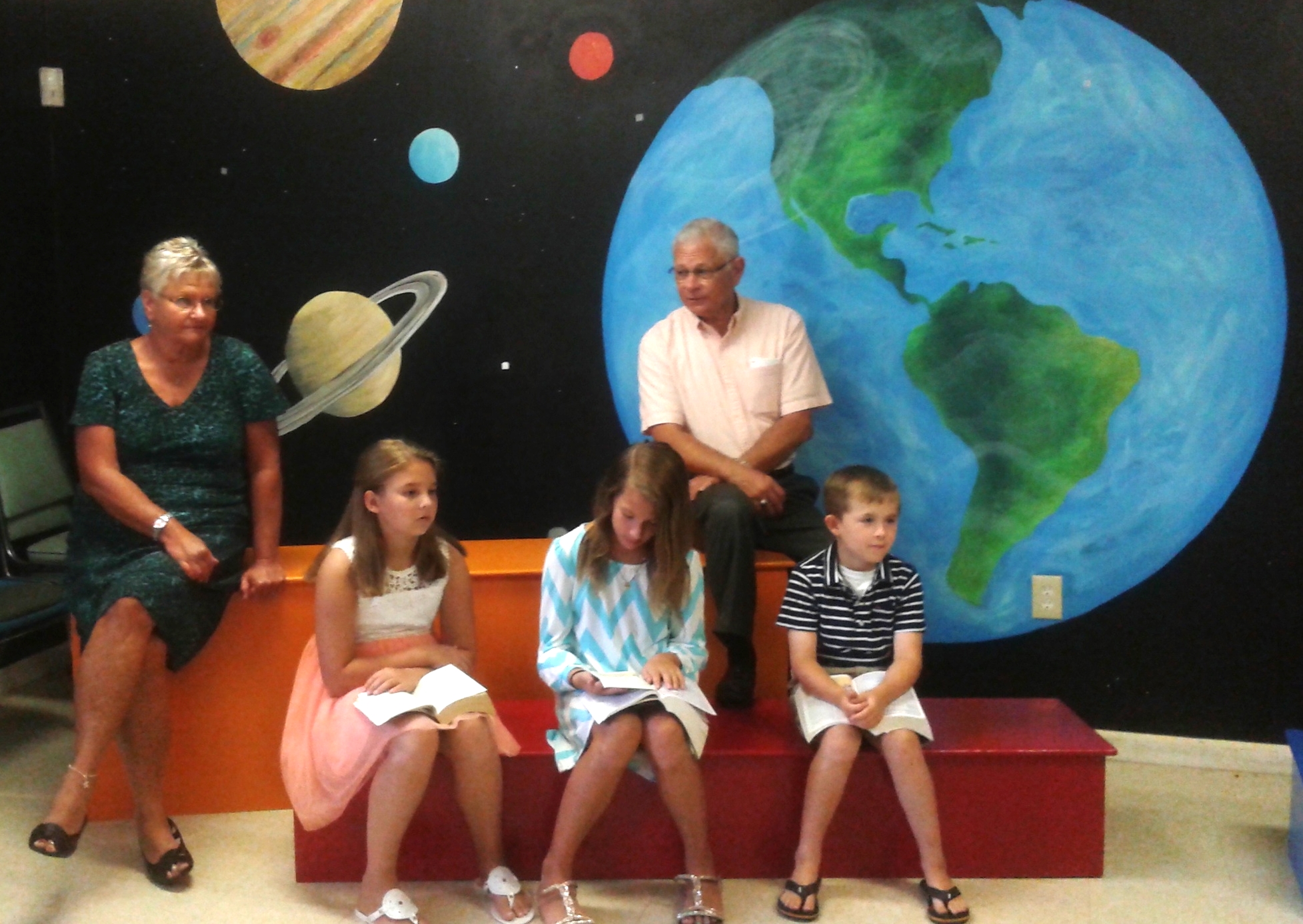Reading Scripture with Ms. Debbie