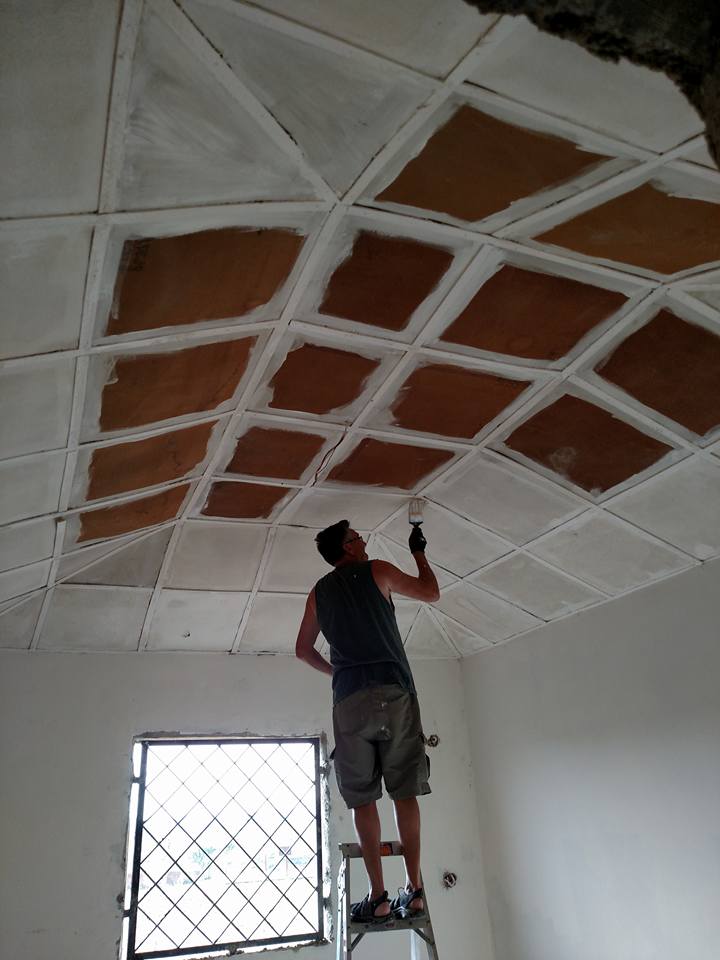 Ceiling work that never ends for Steven Herman