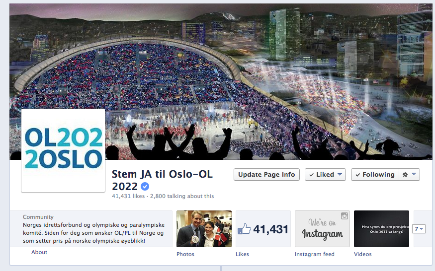 You can view the Facebook page I set up here. 