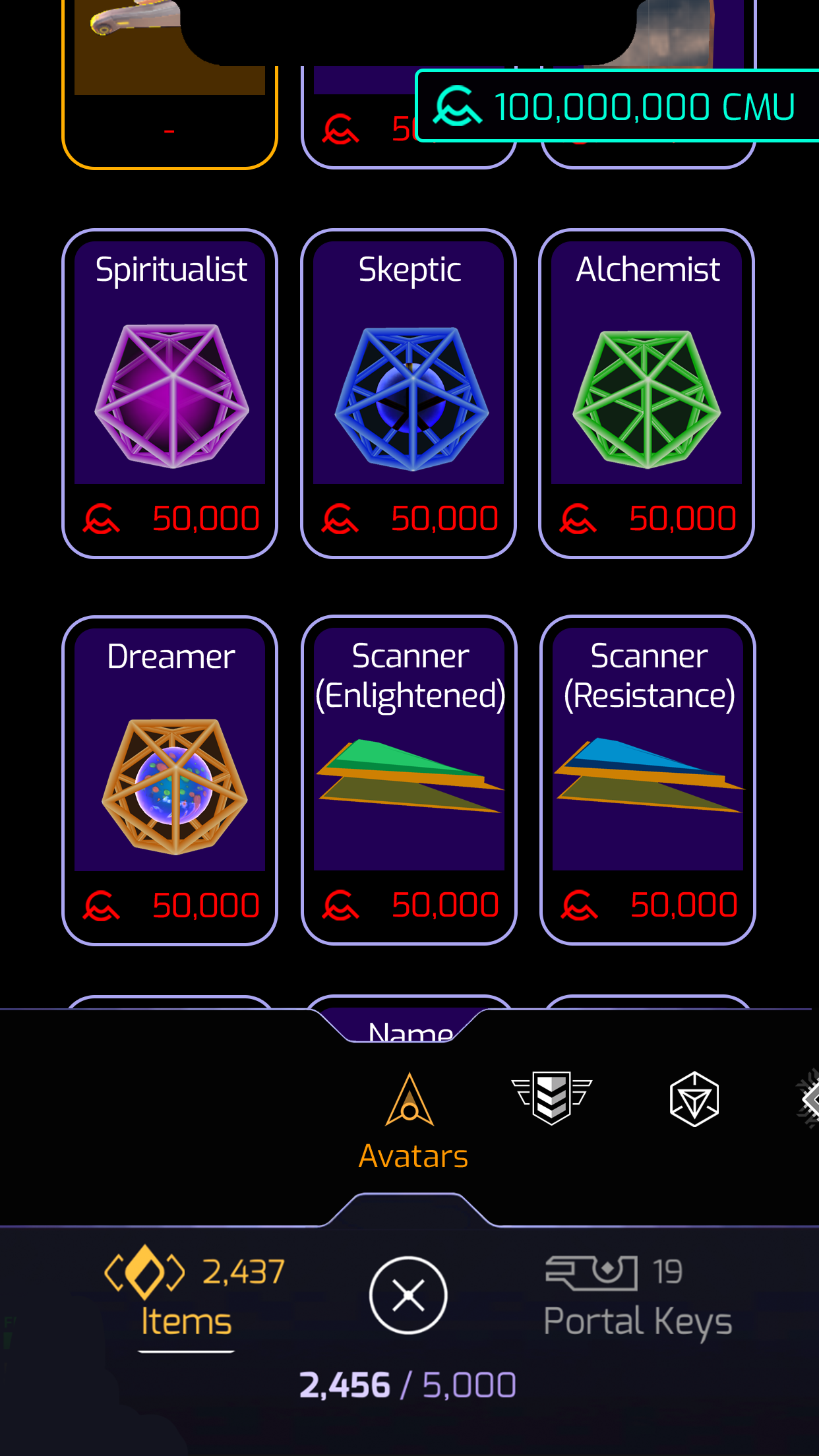 Swiping Bottom Carousel to move between Categories