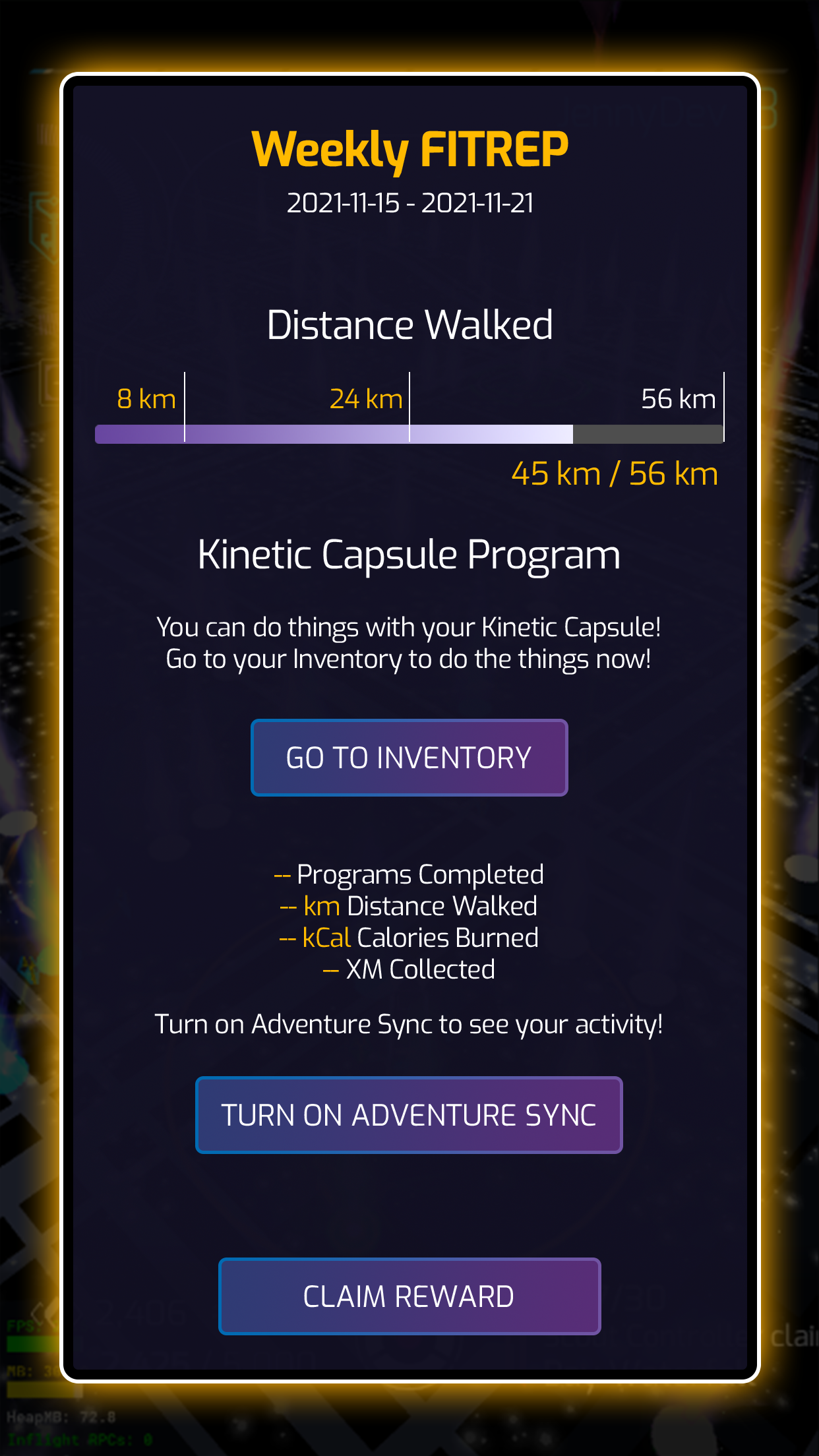 Unclaimed Free Kinetic Capsule