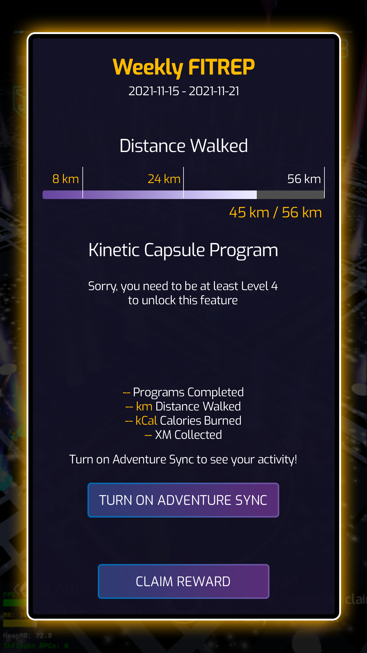 If Player is not yet Level 4