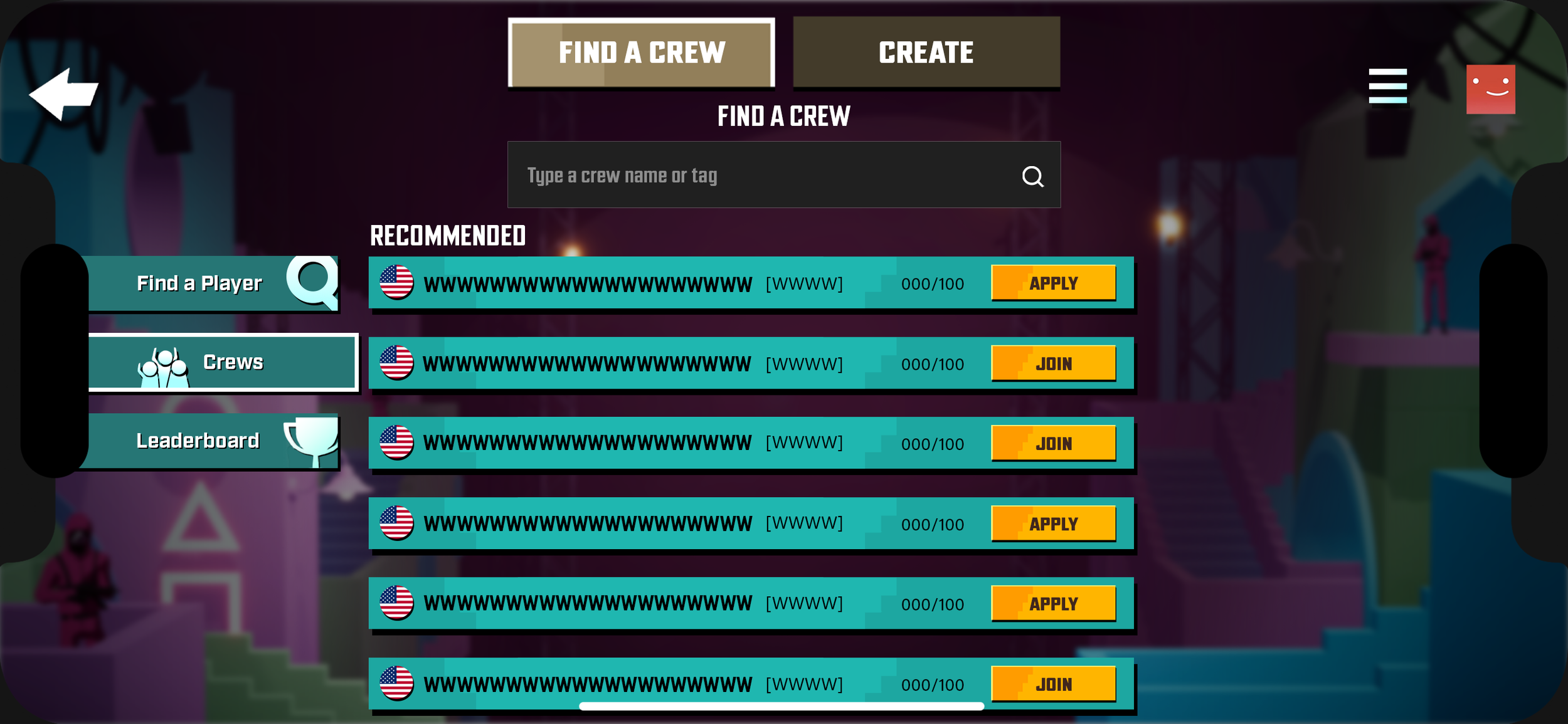 Average Player Joins a Crew - Crews Default 