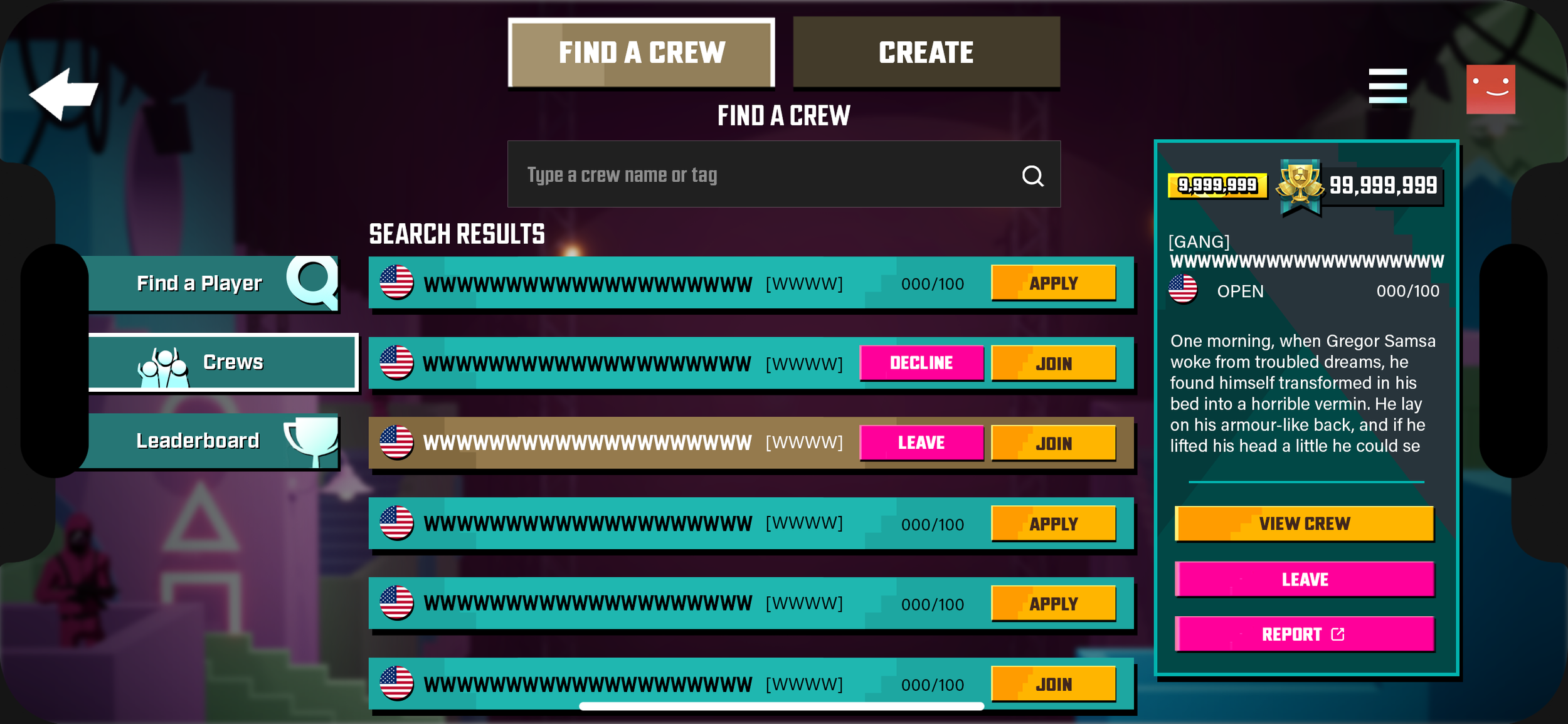 Average Player Joins a Crew - Joining Open Crew
