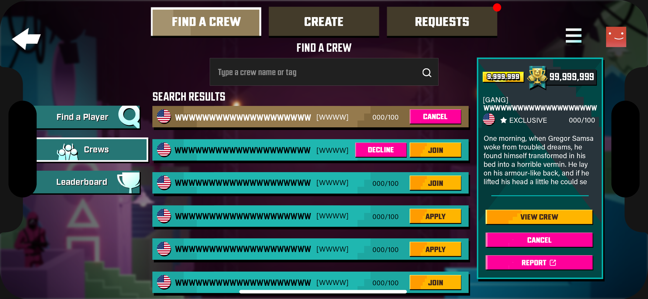 Average Player Joins a Crew - Join Exclusive Crew