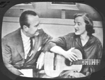 Connie and Walter Cronkite, from her one national televised appearance.