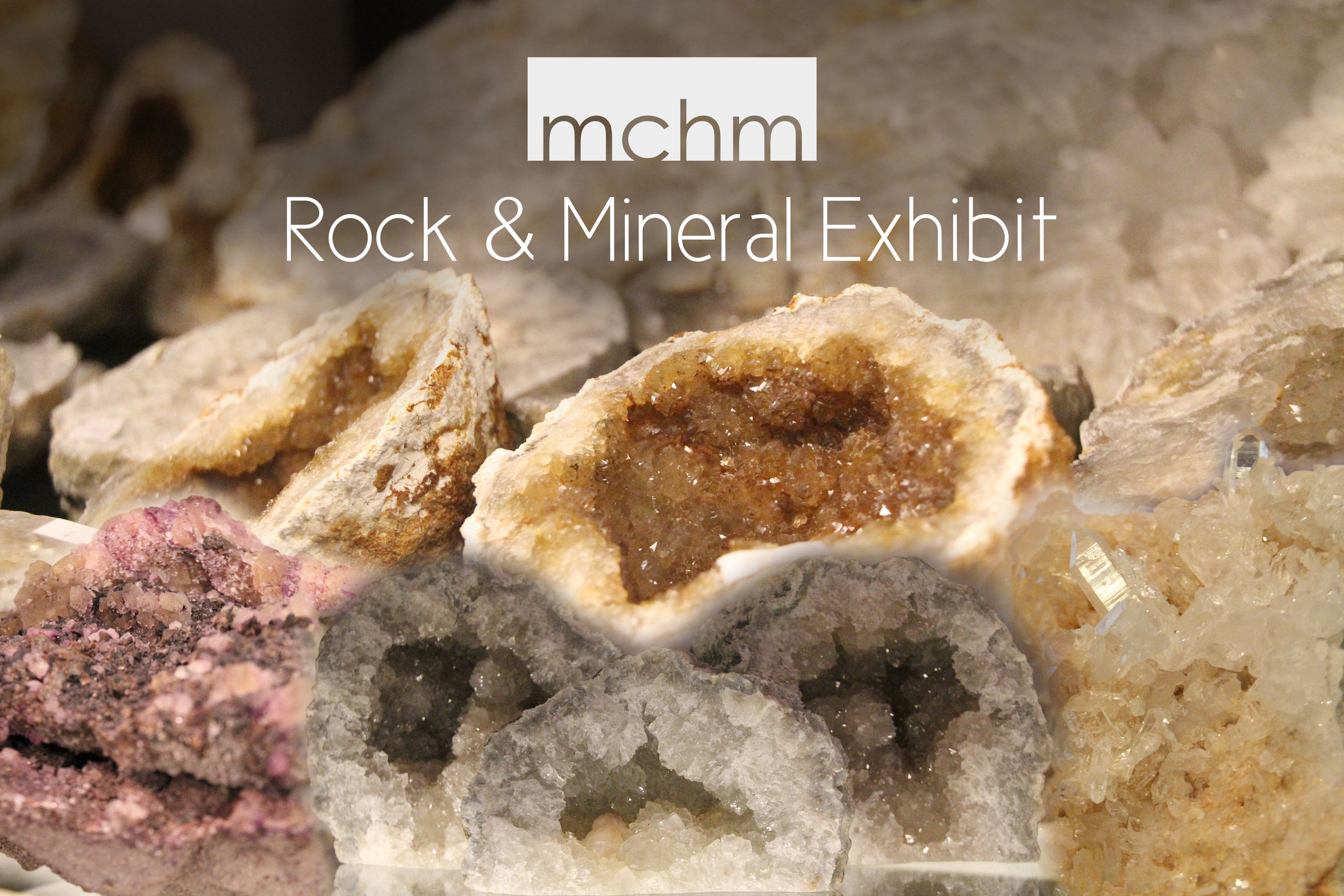 The MCHM Rock & Mineral Exhibit is now open at the Museum Complex! A wide assortment of items are available to view, touch, and interact with. Come visit today!