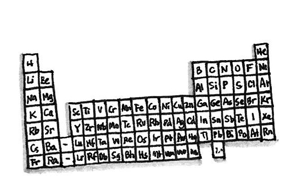 Dmitri Mendeleev was the first scientist to order the elements by atomic mass, resulting in what is now the periodic table. Mendeleev carried a deck of cards – each with an element and some of its known properties – using time on train rides to play “chemical solitaire” and look for patterns. 