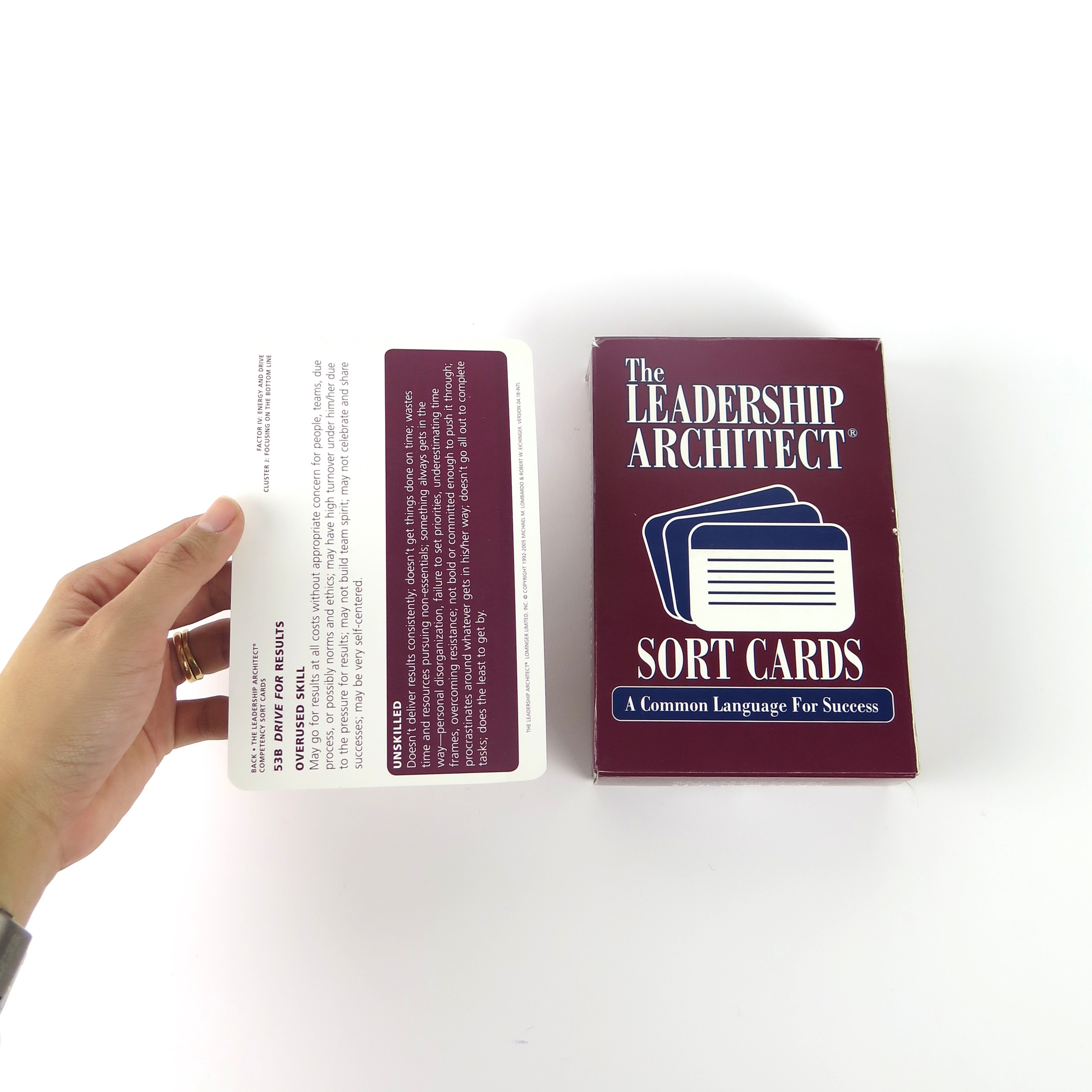 Leadership Architect Sort Cards — DECKAHOLIC