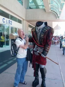 I got a photo with one of the Fox promotional Headless Horsemen