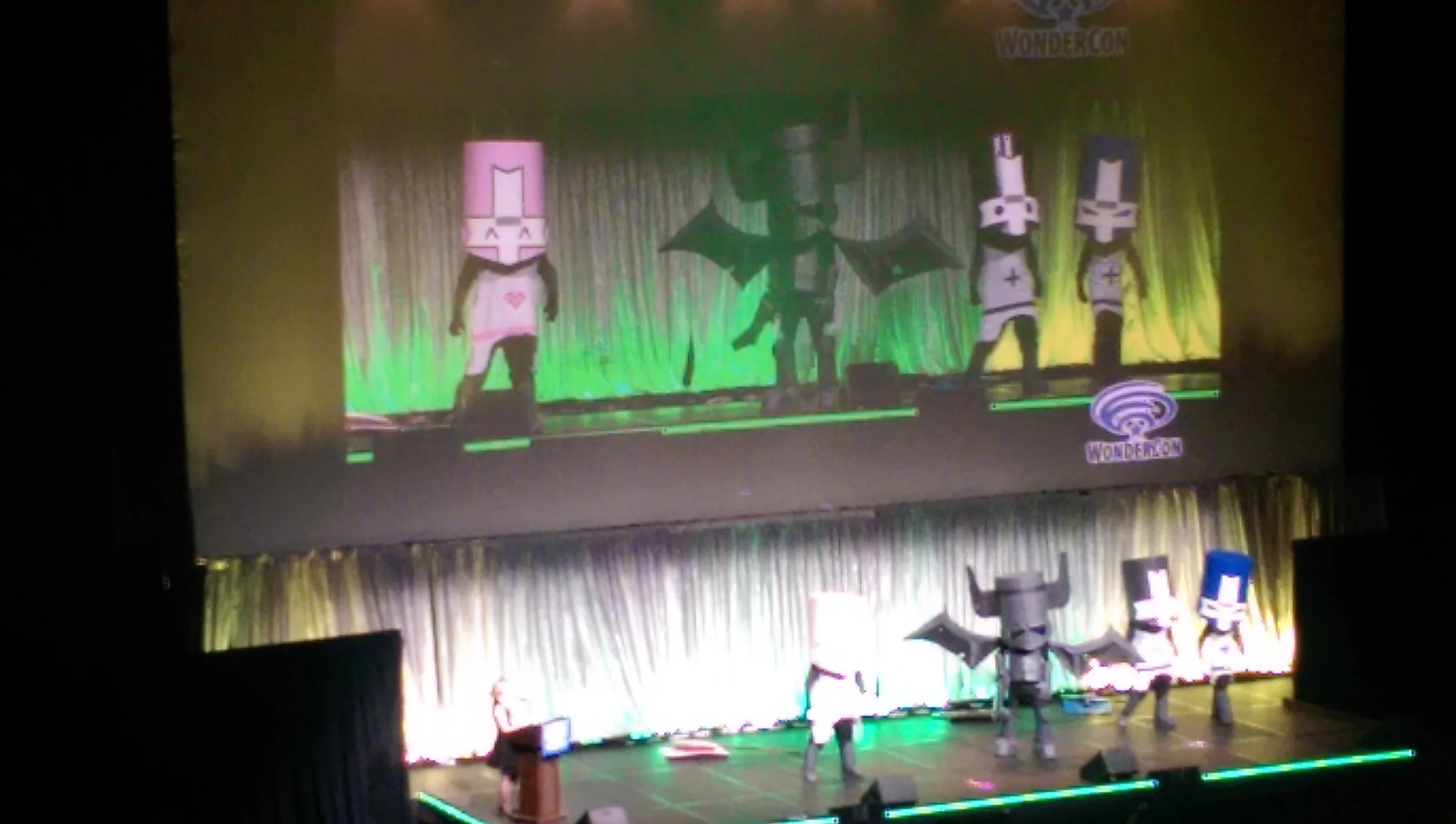 The masquerade, here showing the Nerds Who Say Ni.