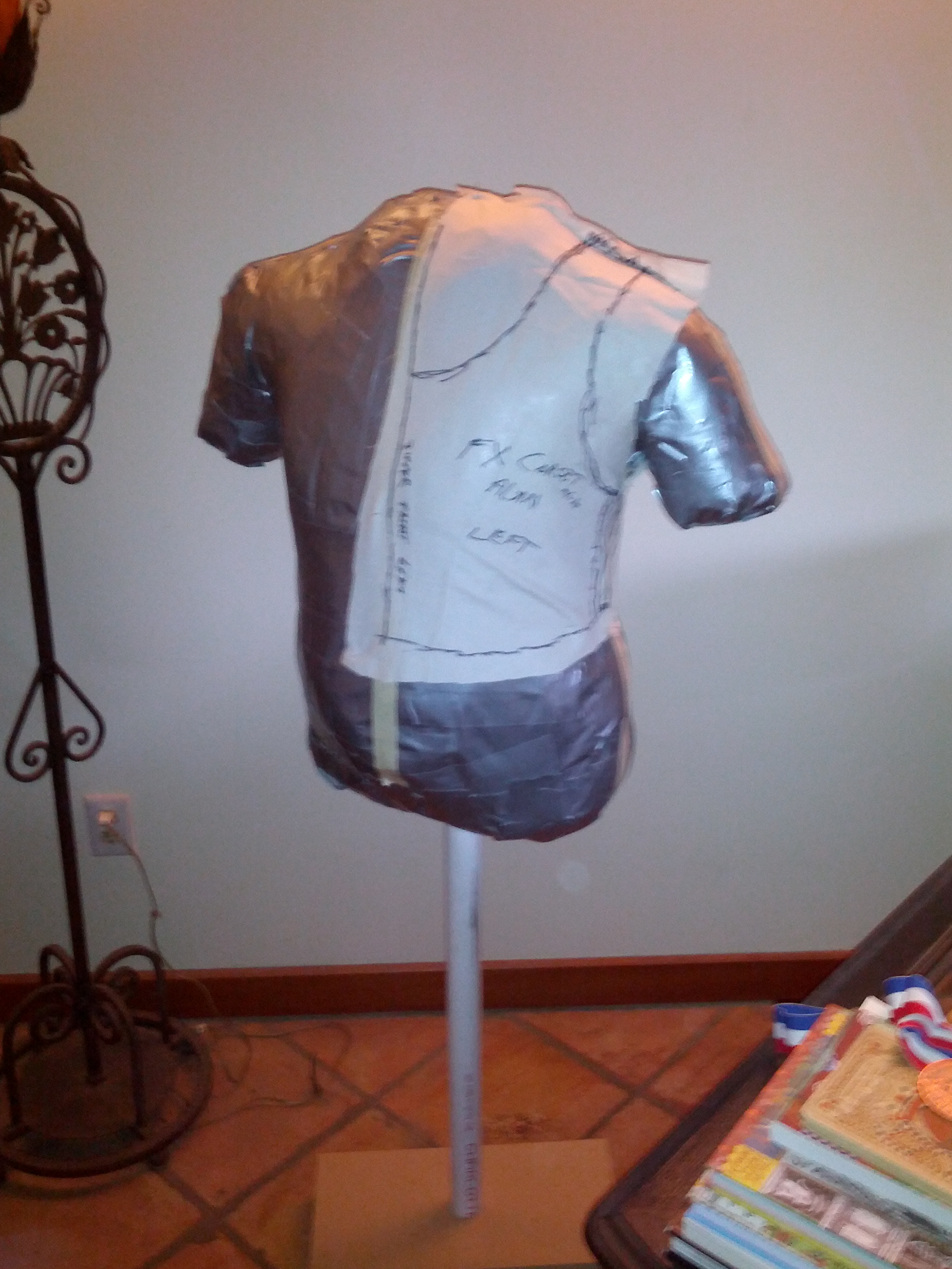 Making a pattern on muslin that fits to my body form