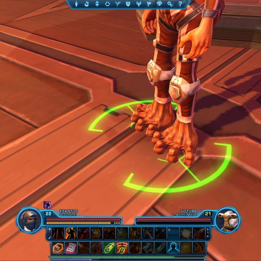 Star Wars: The Old Republic, hands and feet