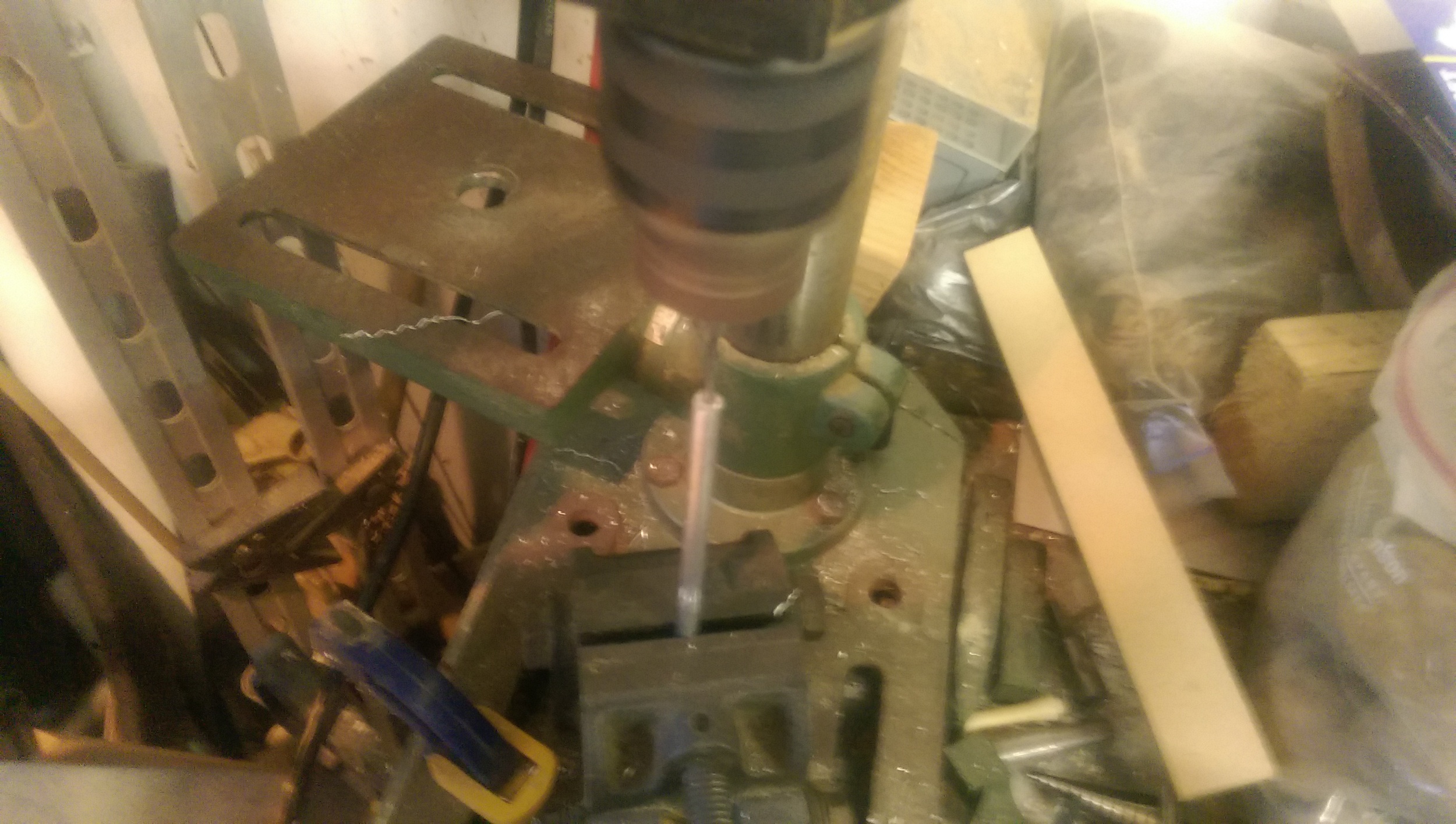 Drilling holes in the ends that will be threaded