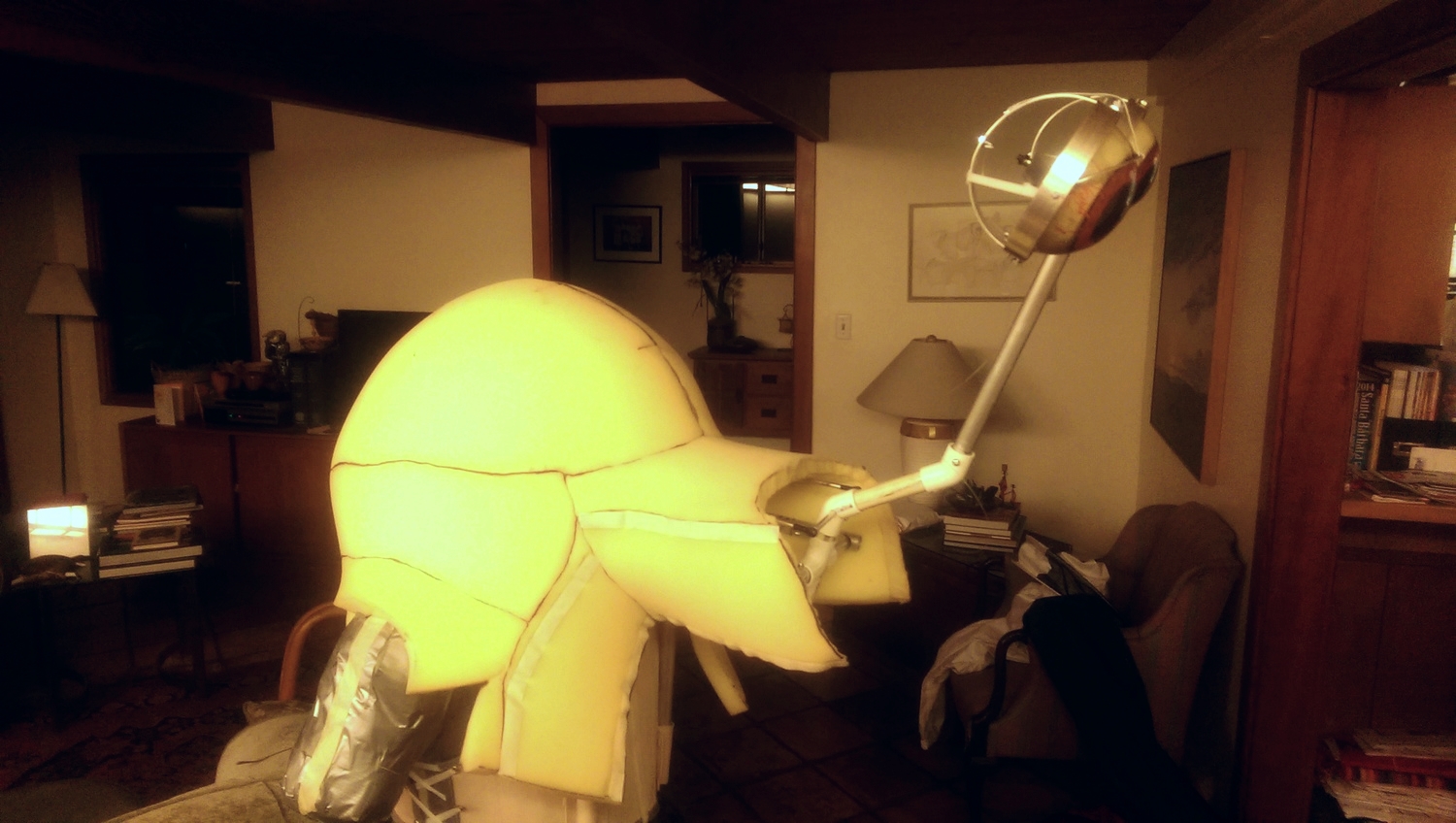 My head will be completely covered, and the rest of the structure has a good profile for an Ithorian.