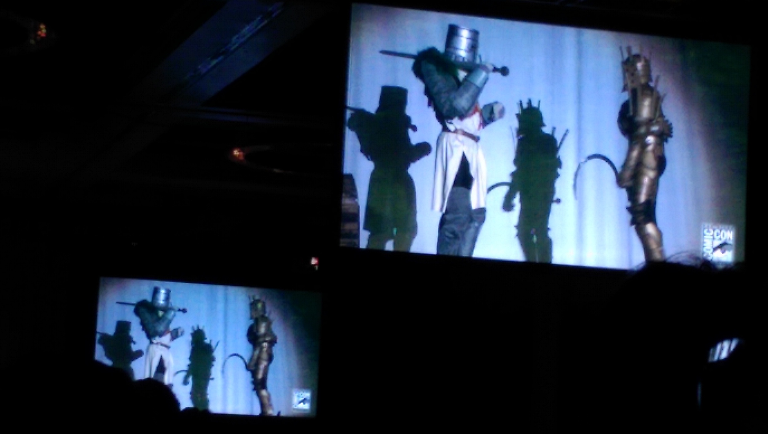 One of the many cosplay skits at the 40th annual Comic-Con Masquerade.
