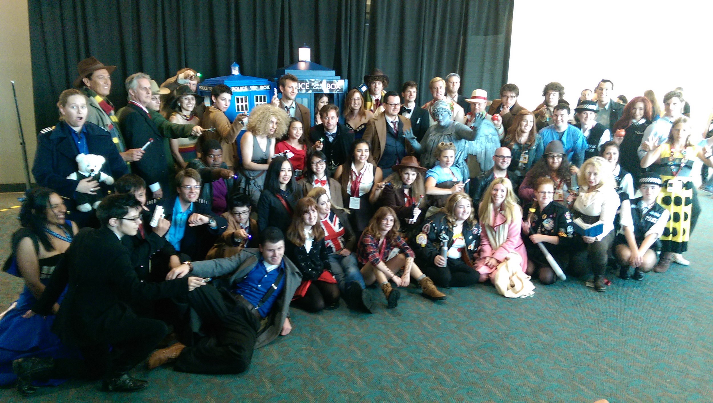 The Whovian cosplay meetup!