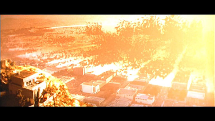 Nuclear armageddon as portrayed in Terminator 2: Judgement Day