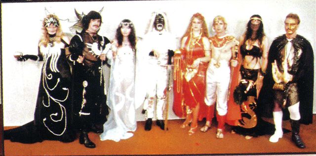 1984 Masquerade entry: The Lords of Darkness (from stories by Tanith Lee) made & worn by a group UCLA students