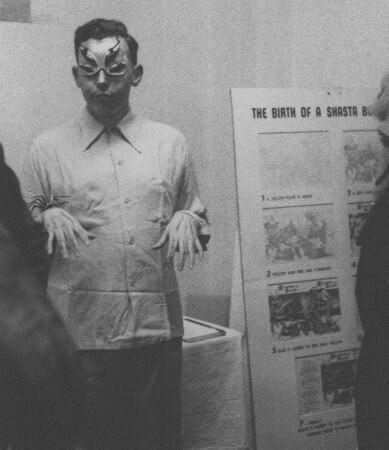 Early costume worn in 1950 by Bob Johnson.