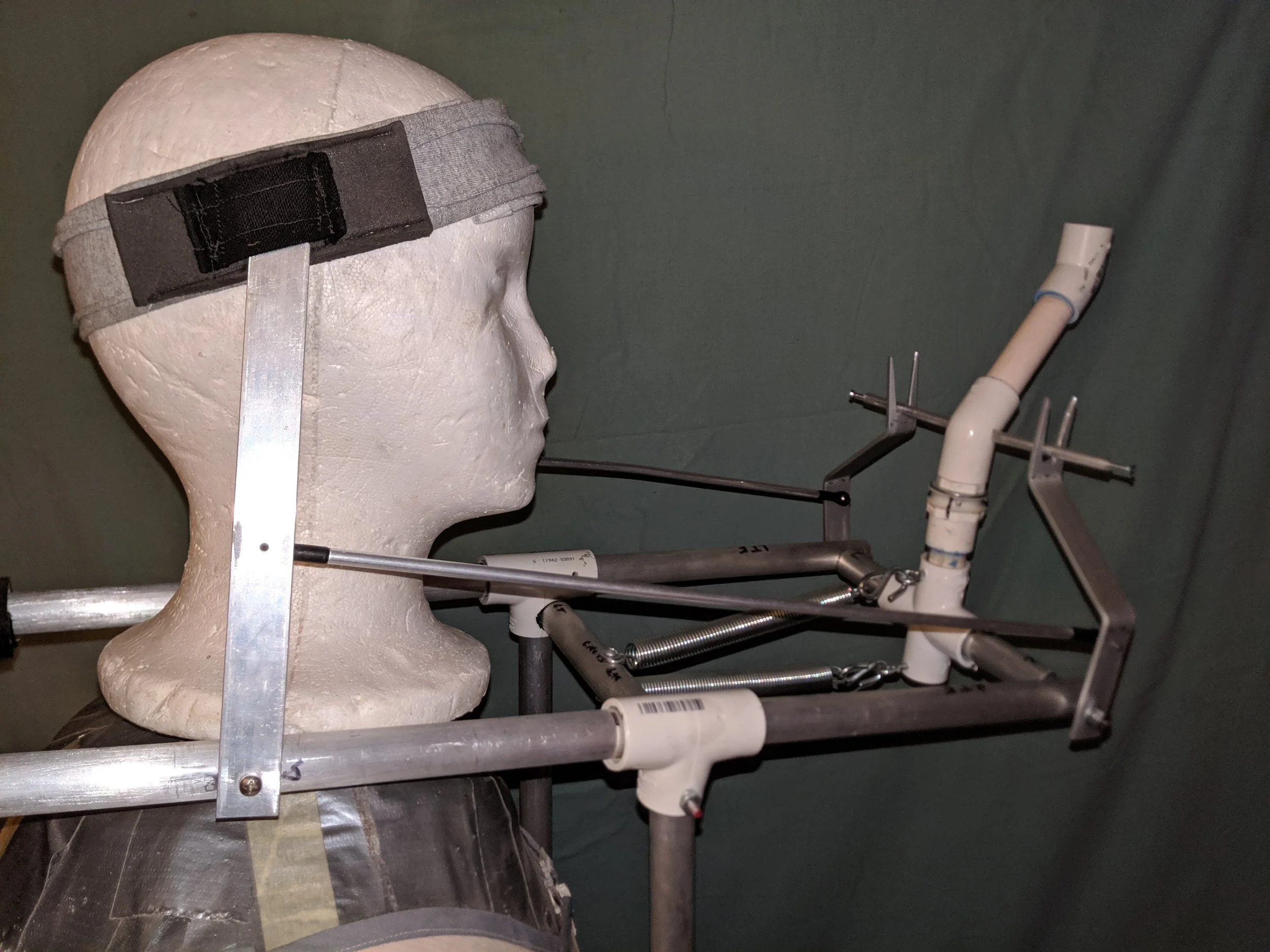 To clarify, this is how the headband connects my neck movements to the eye stalk