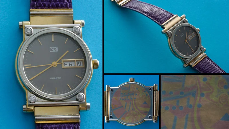 hand made watch 18 karat golds.