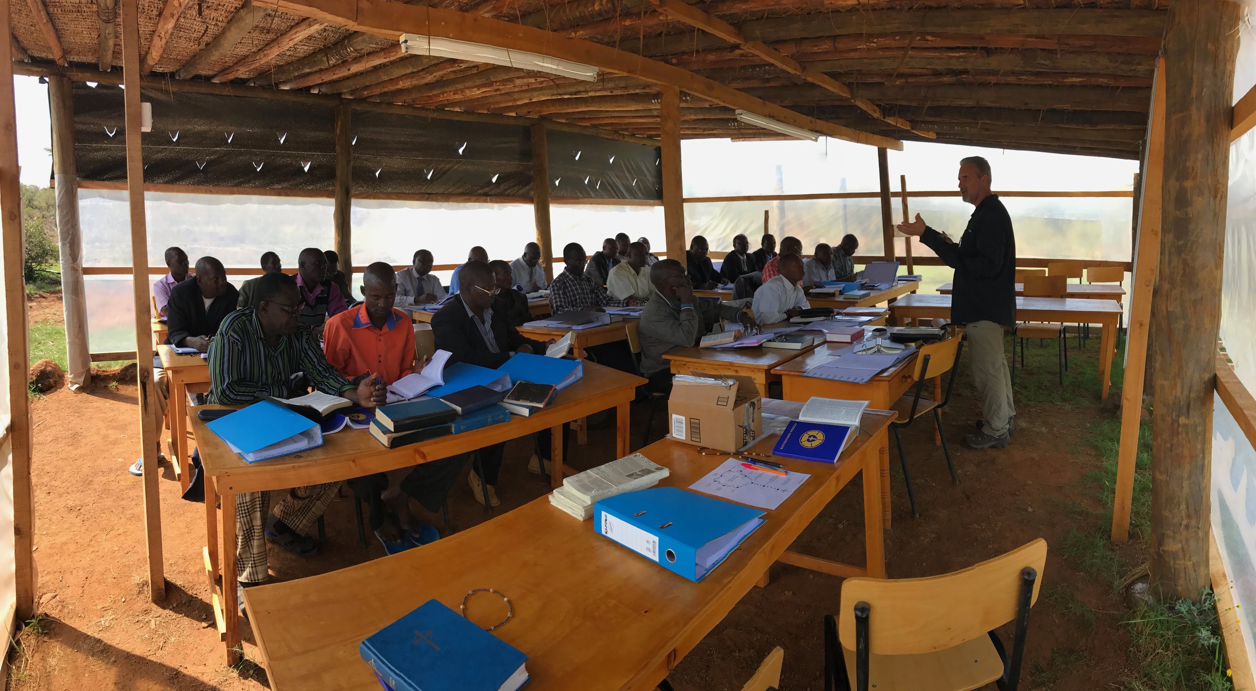 Temporary teaching pavilion