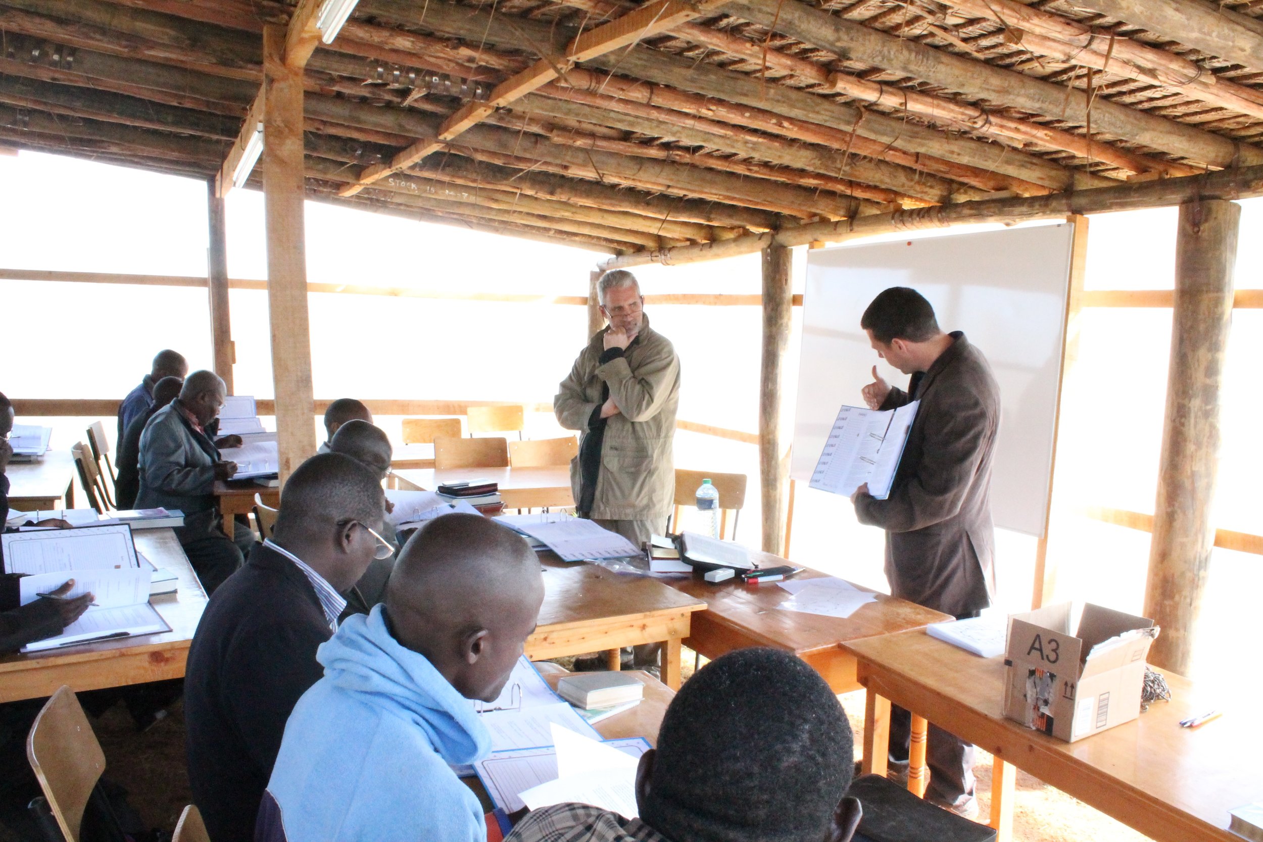 Occasionally, Pastor May would speak in Swahili to reinforce the teaching