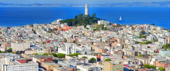 You need to make a gross salary of at least $137,129 a year to be able to afford the base costs of owning a median-priced home in San Francisco, according to a new report from mortgage-tracker HSH Associates. | Mitchell Funk via Getty Images