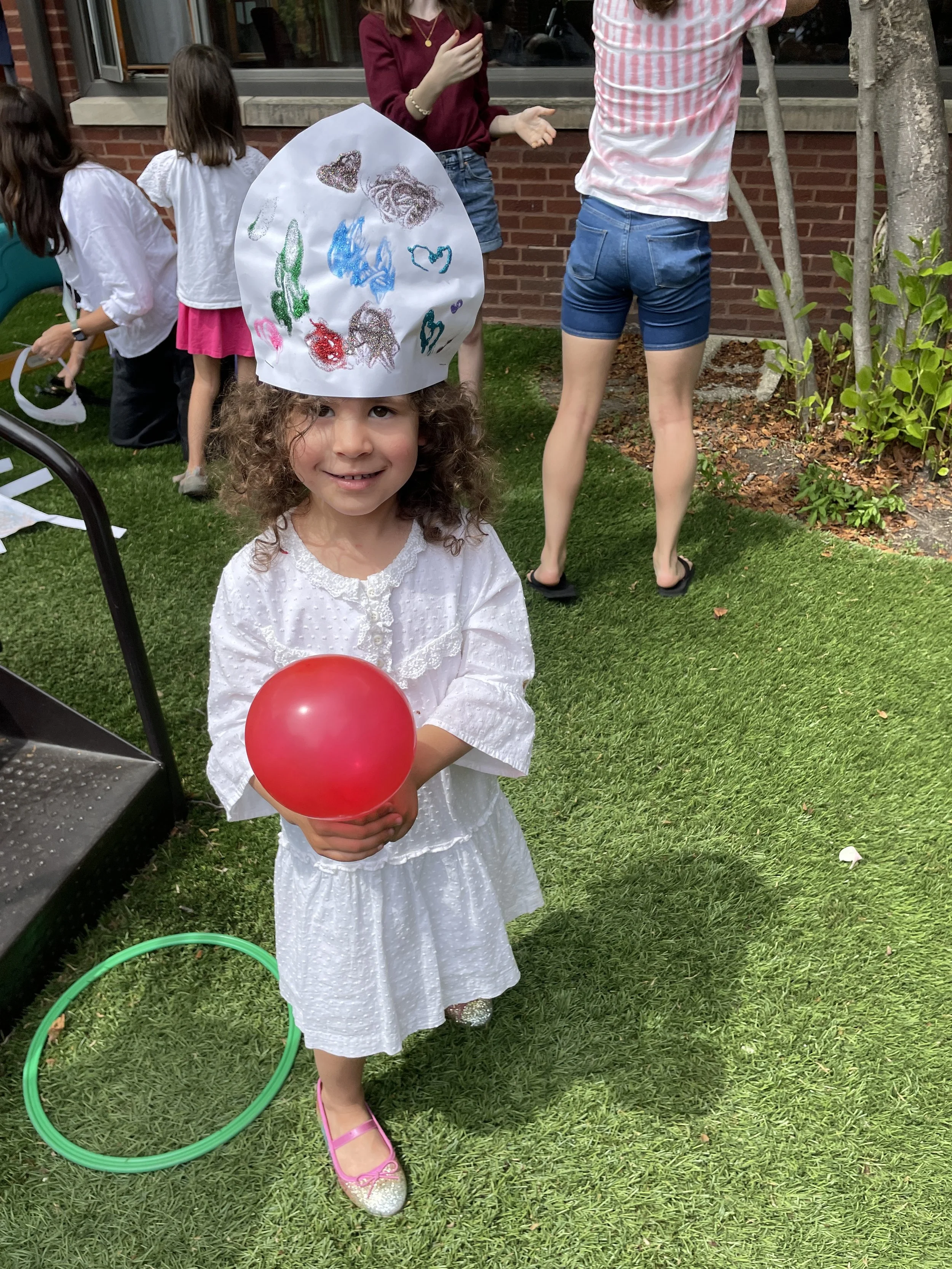 Young girl with mitre.JPG