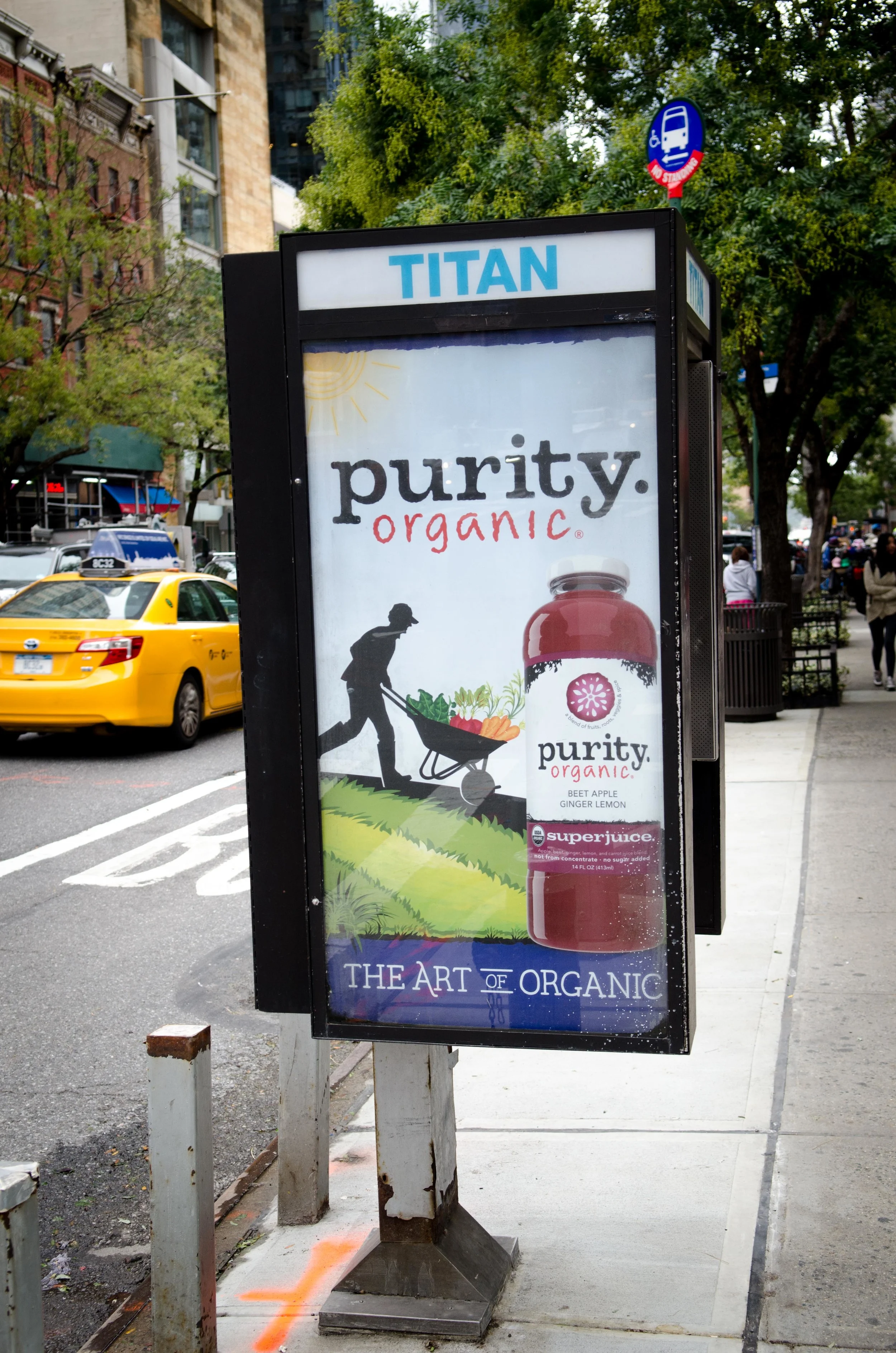 Illustration and creative direction for outdoor campaign in New York City.