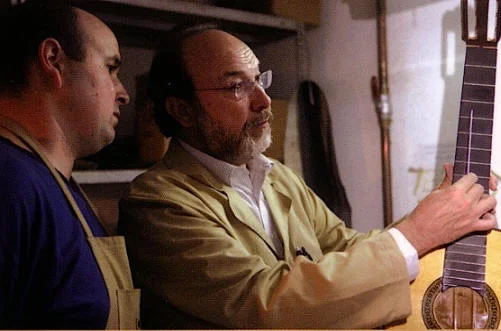 Manuel Adalid with his son, Manuel.