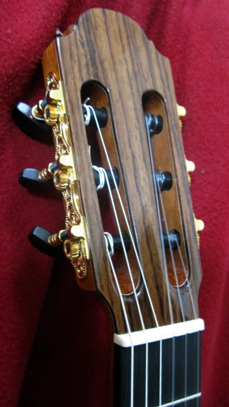 2014 J.B. Castelluccia Model Maestro Concert Classical Guitar--headstock